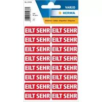 HERMA Textetiketten "Eilt sehr" 12.5 x 40 mm 320 Stück - Rot - Weiß - Papier - Deutschland - 12,5 mm - 40 mm - 320 Stück(e)
