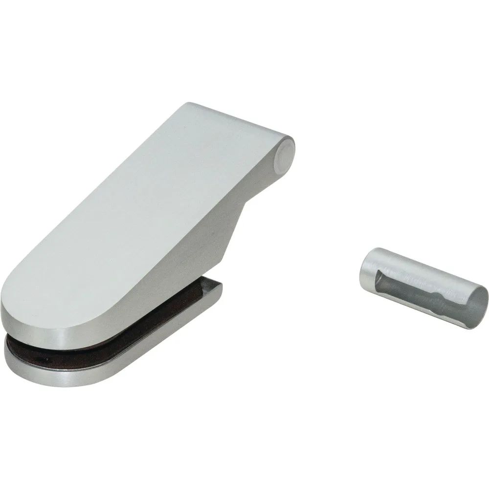 DORMA-Glas Türband Flügelteil Studio Rondo 10.230, Glas 8 mm, silber eloxiert
