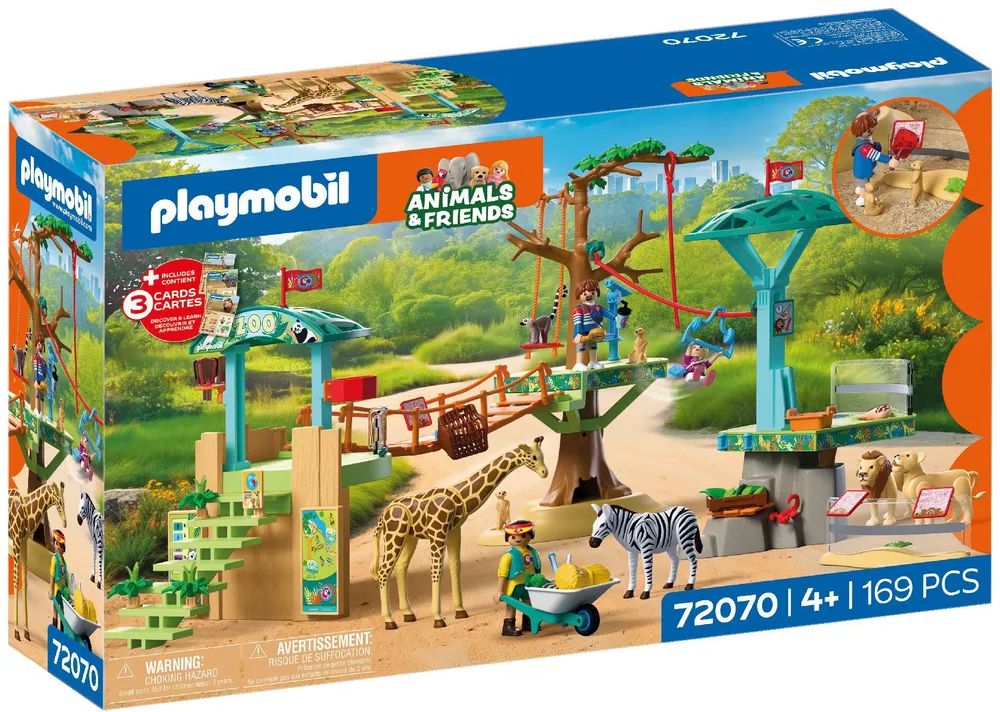 PLAYMOBIL 72070 Animals & Friends Zoo Wildnis-Kletterpark