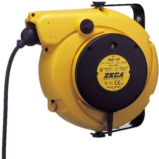 Zeca KABELAUFROLLER XF-GELB + ZANGE / ZECA ZE5834/XF/314