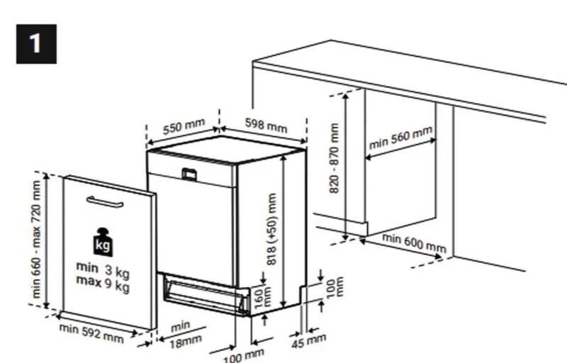 Beko BDIN36440 Einbaugeschirrspüler Vollintegrierbar, 60cm - 14 MG