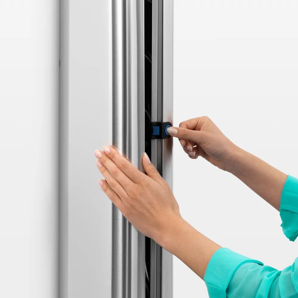 Brabantia Edelstahlschutzbox für Wallfix - Matt Steel