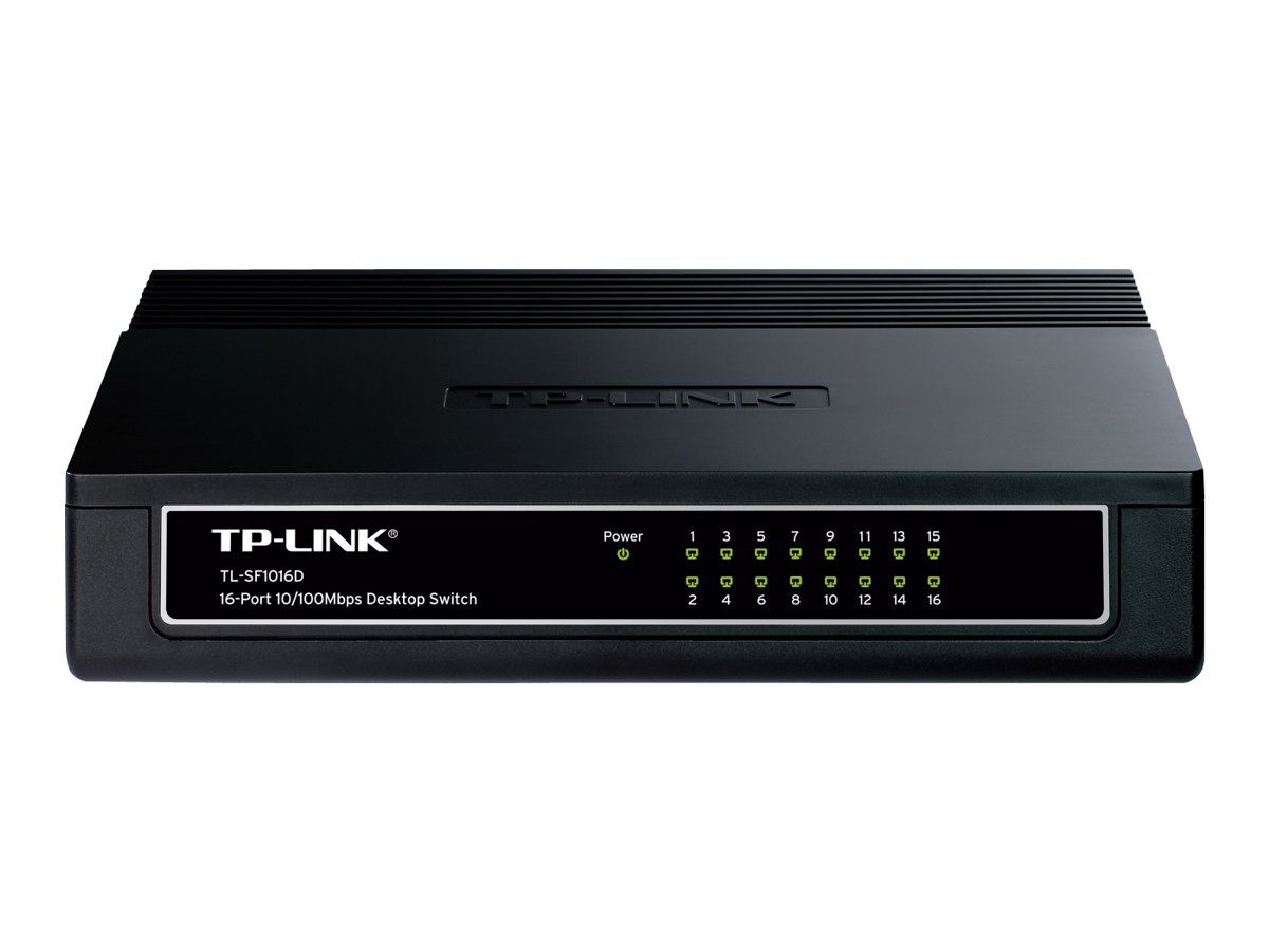 TP-LINK TL-SF1016D 16-Port 10/100Mbps Desktop Switch