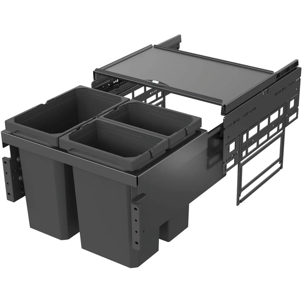 Vauth-Sagel VS ENVI Space S Abfalltrennsystem KB 500mm 12/2 x 75 L Lava