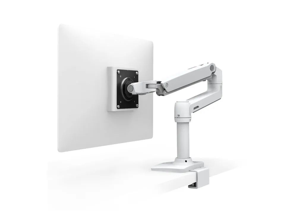Ergotron LX - Befestigungskit (Gelenkarm, Stange, Unterbau, C-Klemme) - Konstante Krafttechnologie - für LCD-Display - Aluminium, Stahl - weiß - Bildschirmgröße: bis zu 81,3 cm (bis zu 32 Zoll)