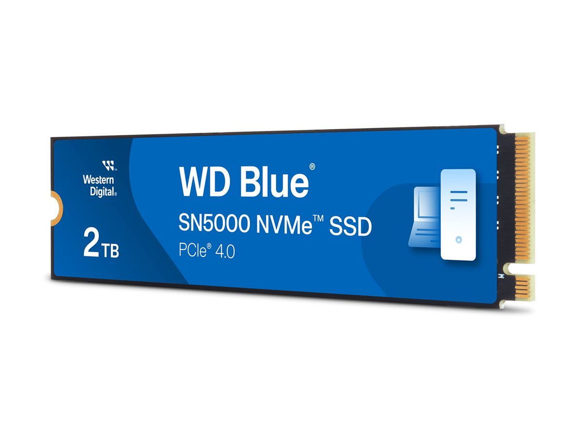 WD Blue SN5000 WDS200T4B0E - SSD - 2 TB - intern - M.2 2280 - PCIe 4.0 x4 (NVMe)