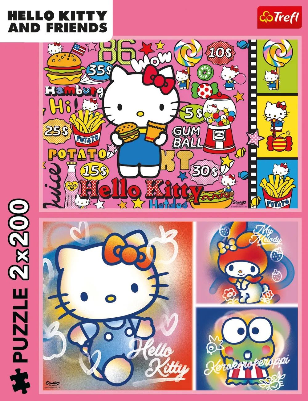 Trefl S.A. Pz. Hello Kitty 2x200 T