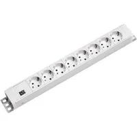 Bachmann Steckdosenleiste (Rack - einbaufähig) - Ausgangsanschlüsse: 8 (CEE 7/4)