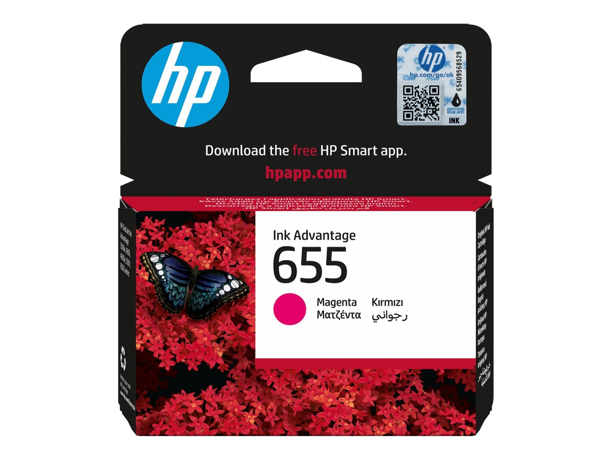 HP 655 - Magenta - original - Tintenpatrone - für Deskjet Ink Advantage 3525