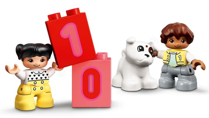 LEGO Zahlenzug – Zählen lernen