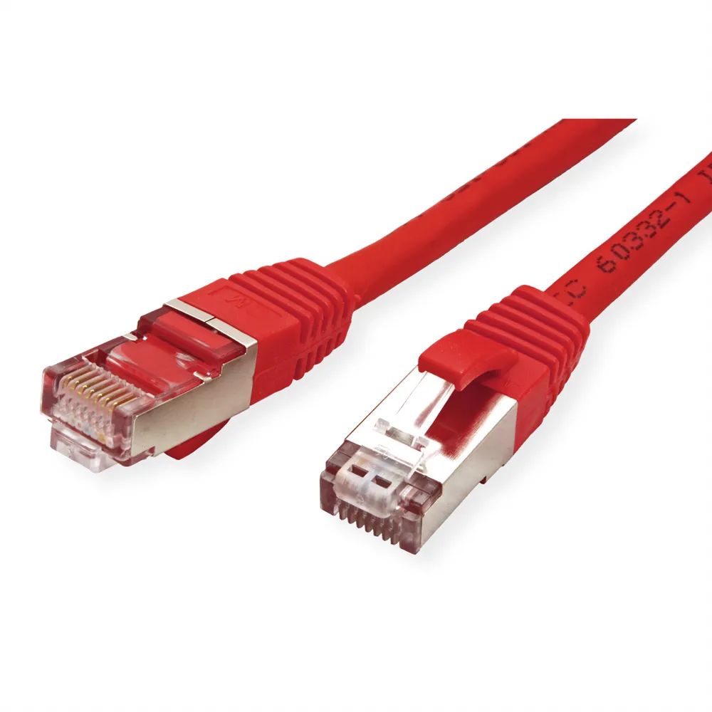 VALUE Patchkabel Cat.6 (Class E) S/FTP (PiMF), LSOH, rot, 1,5 m