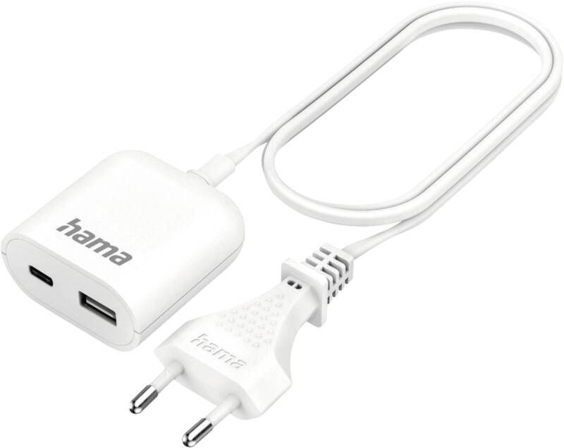 Hama 223204 USB-A+C NETZTEIL/KABEL/2F/17,5W
