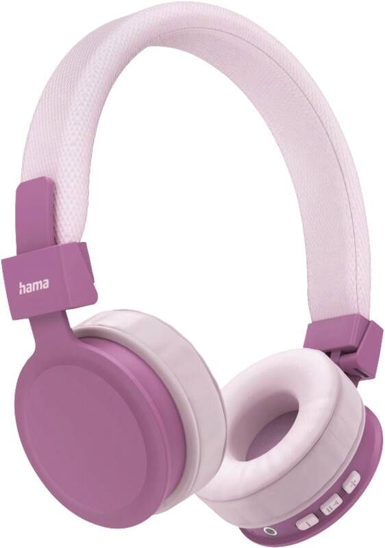 Hama Bluetooth®-Kopfhörer "Freedom Lit II", On-Ear, faltbar, mit Mikrofon, Rosa