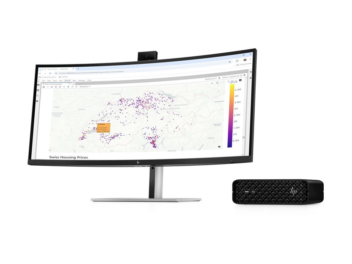 HP Workstation Z2 G1i - Mini - 5U - 1 x Core Ultra 9 285K / 3.7 GHz