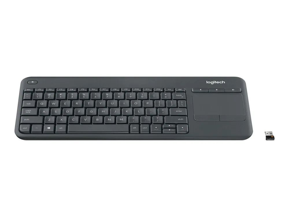 Logitech Wireless Touch Keyboard K400 Plus QWERTY US International