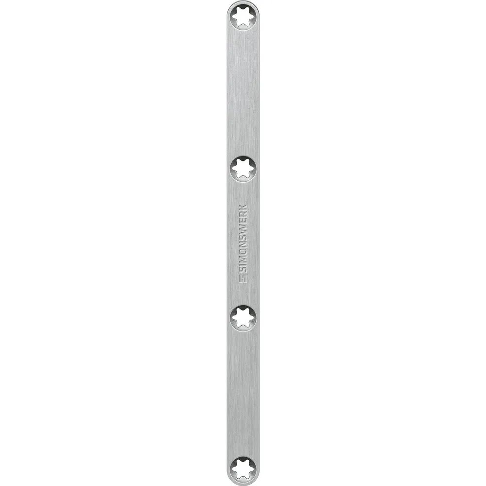 Simonswerk SIMONS Magnetplatte Keep Close KCM 50/H für Holz,195x13 mm, Edelstahl matt