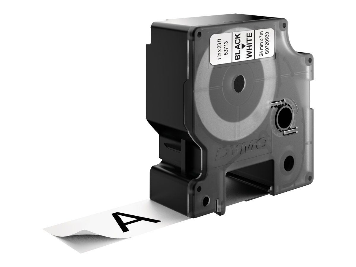 Dymo D1 - Glänzend - Schwarz auf Weiß - Rolle (2,4 cm x 7 m)