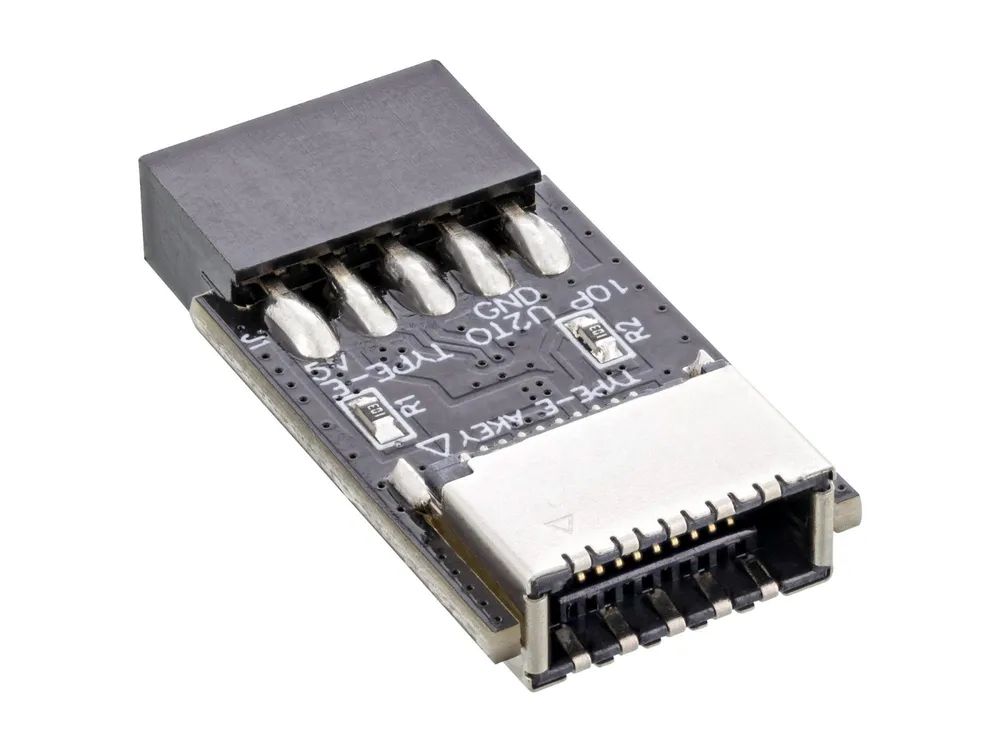 InLine USB 2.0 zu USB 3.2 Typ-E Key-A Adapter intern