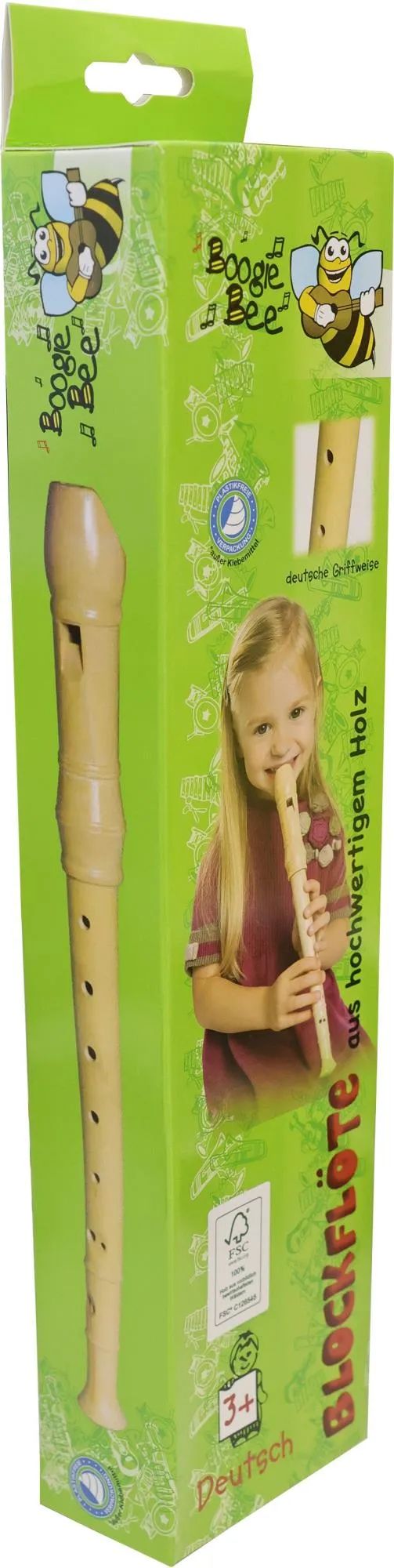 VEDES Großhandel GmbH - Ware BGB Blockflöte Holz Deutsch, 32cm