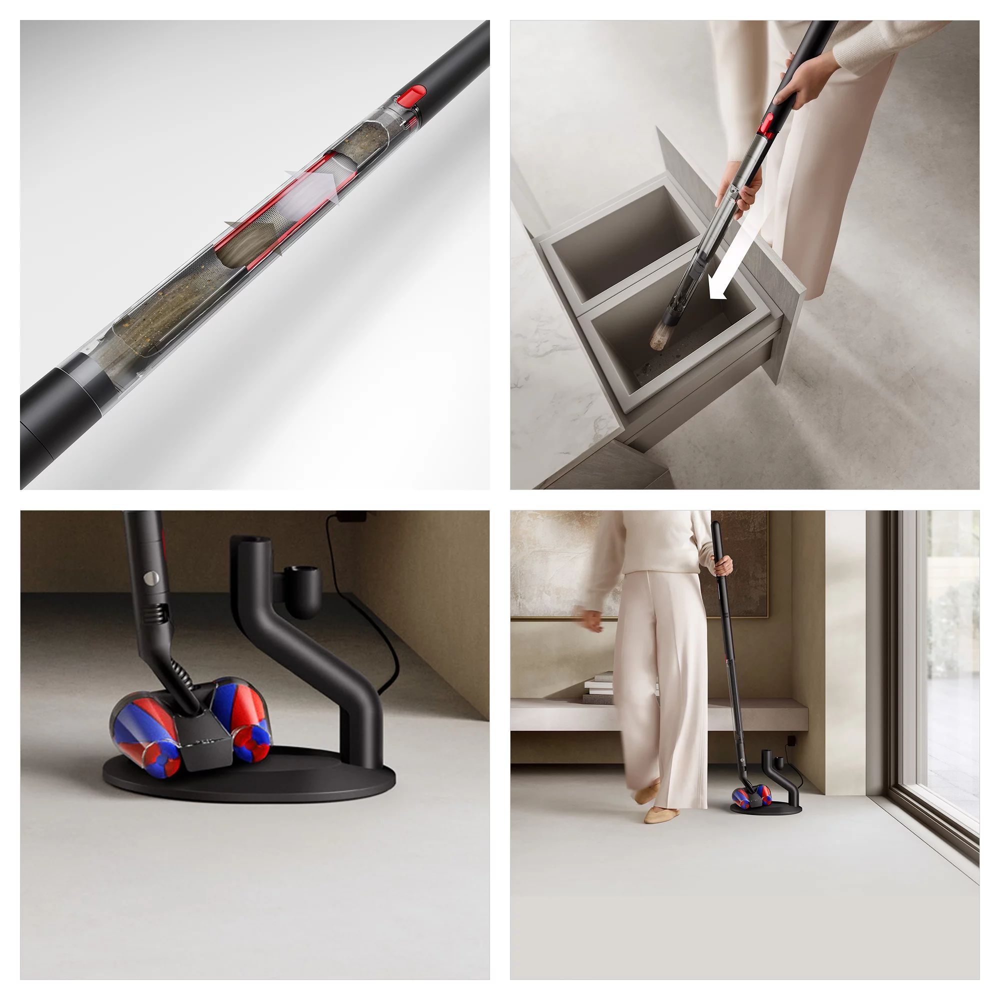 Dyson PencilVac™ Fluffycones matt schwarz