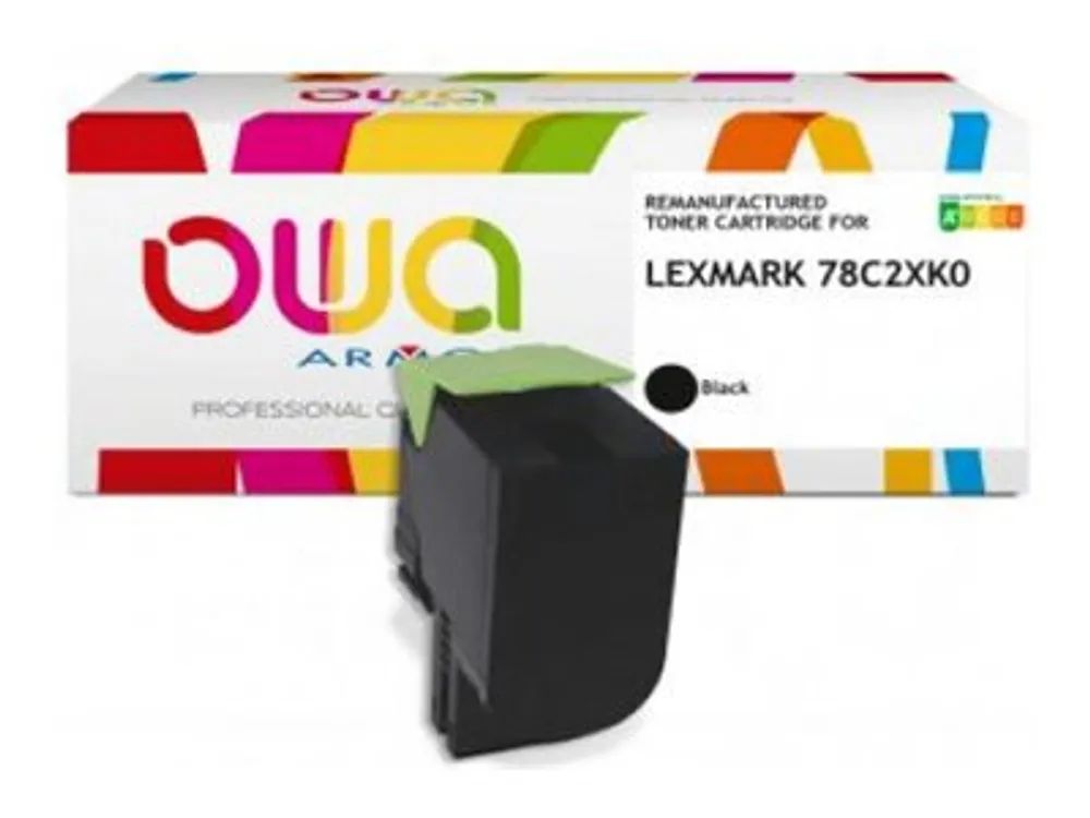 Armor OWA - Mit hoher Kapazität - Schwarz - kompatibel - Box - wiederaufbereitet - Tonerpatrone (Alternative zu: Lexmark 78C2XK0)
