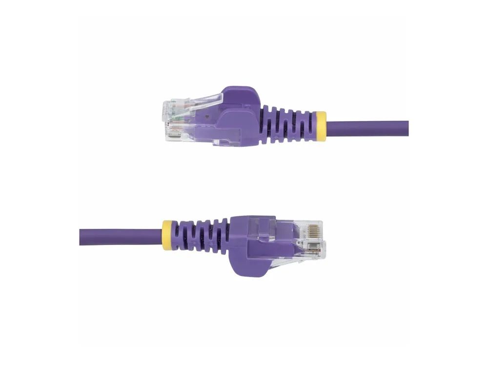 StarTech.com 3m Purple Slim CAT6 Ethernet Cable, Snagless, 28AWG, LSZH - Patch-Kabel - RJ-45 (M)