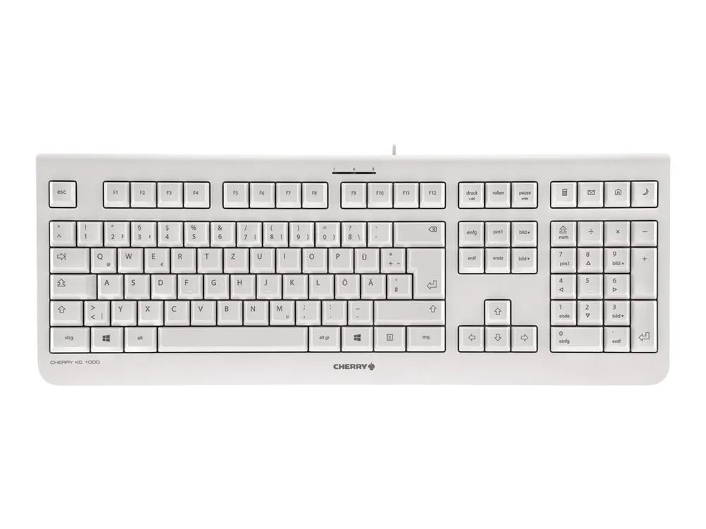 Cherry KC 1000 - Tastatur - Pan Nordisch - Hellgrau
