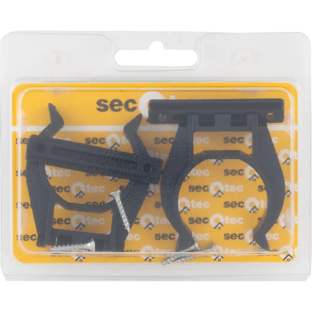 Schachermayer VVP SECOTEC Sockelblenden-Clips Unico mit Anschraubplatte Kunststoff schwarz SB-2