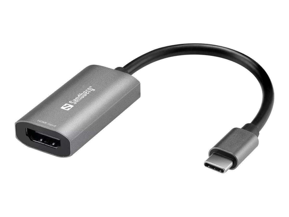 SANDBERG Videoadapter - HDMI weiblich zu USB-C männlich