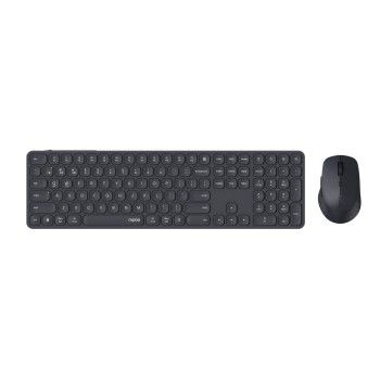 Kabelloses Multimodus-Deskset "9810M", QWERTZ, dunkelgrau
