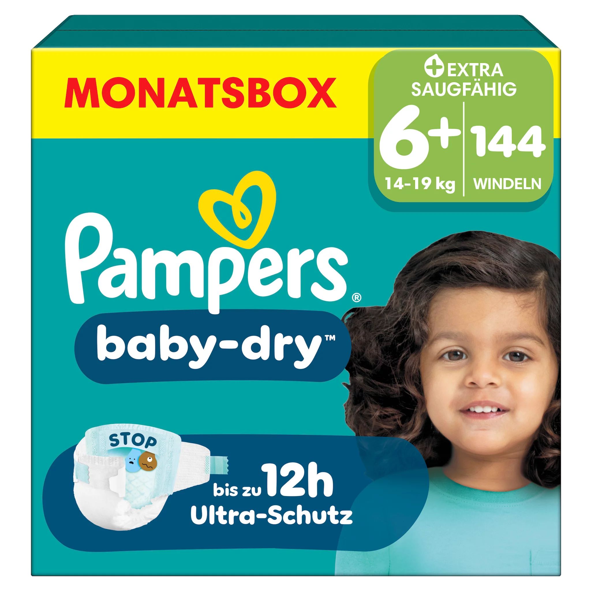 Pampers Baby Dry Gr. 6+ Extra Large 14-19kg