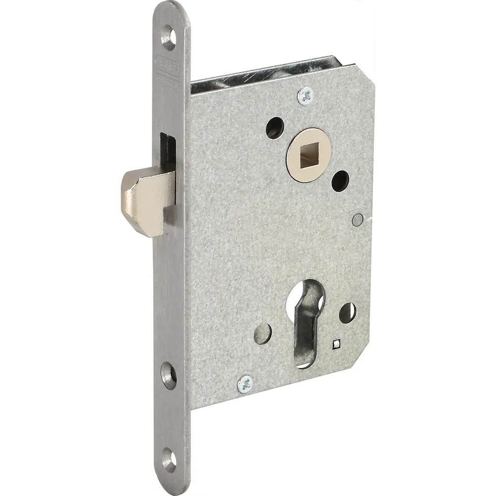 ASSA ABLOY NEDERLAND B.V.***  Schiebetürschloss mit Hakenriegel, PZW, DM 55, VK 8 mm, rund, Edelstahl