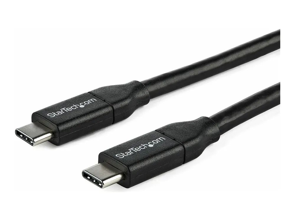 StarTech.com USB-C auf USB-C Kabel mit 5A Power Delivery - St/St - 1m - USB 2.0 - USB-IF zertifiziert - USB Typ C Kabel - USB-Kabel - 24 pin USB-C (M)