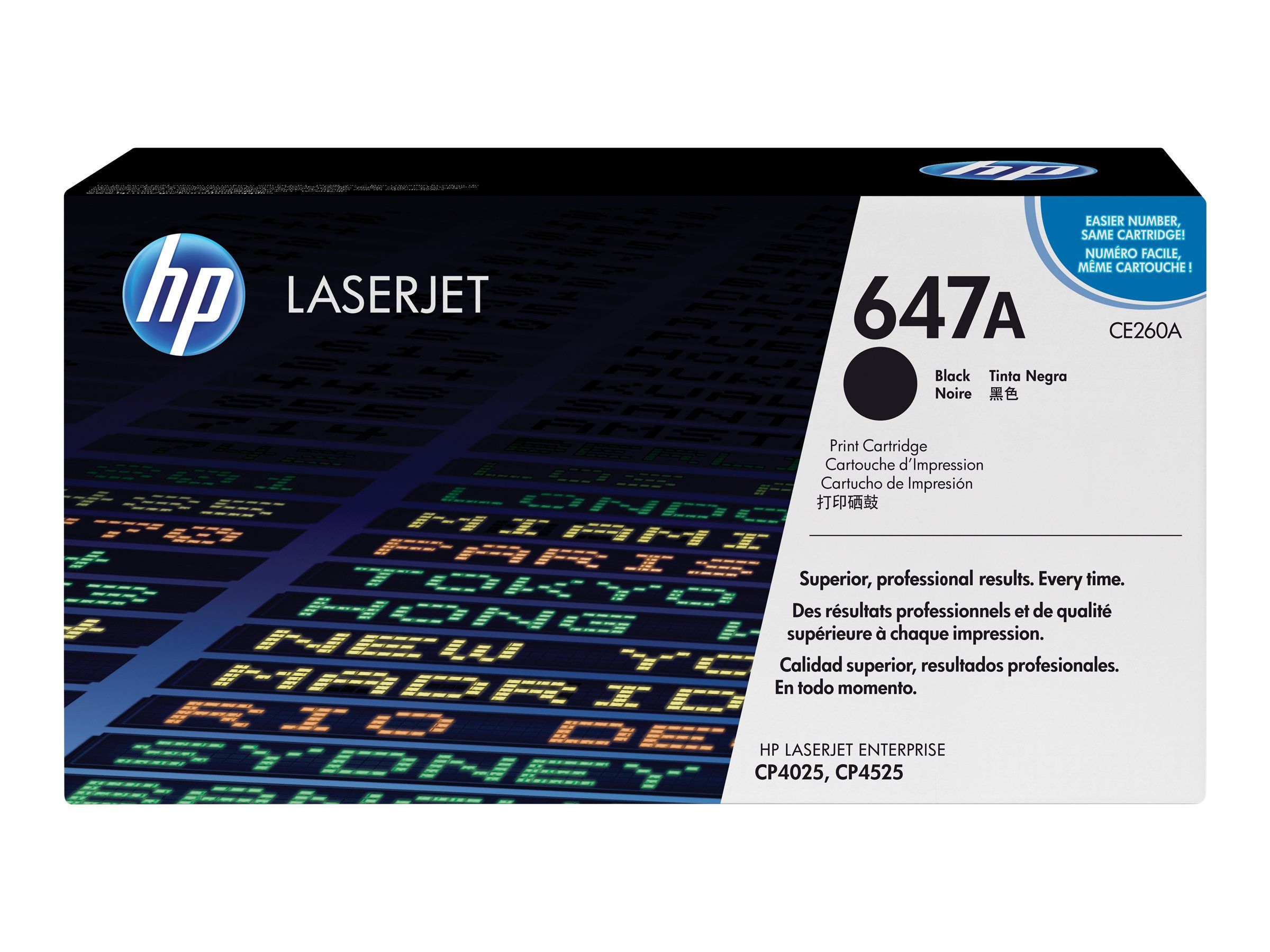 HP Color LaserJet 647A - Tonereinheit Original - Schwarz - 8.500 Seiten