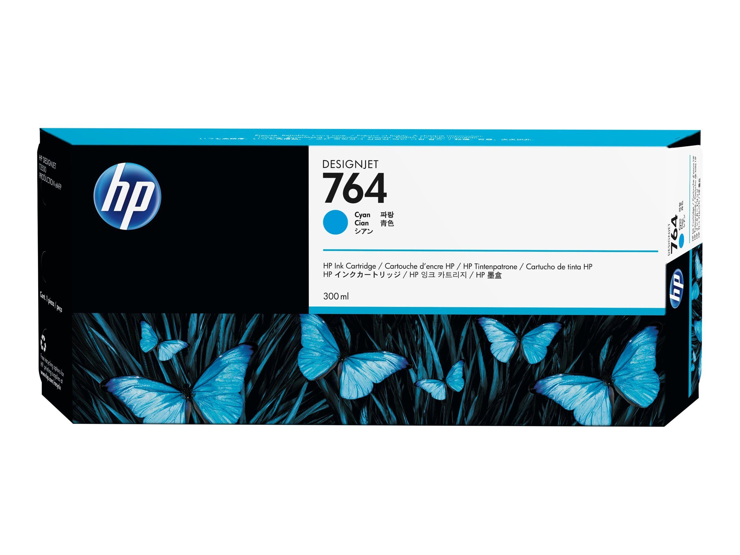 HP 764 - 300 ml - Cyan - original - Tintenpatrone