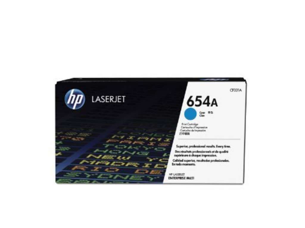 HP 654A - Cyan - original - LaserJet - Tonerpatrone (CF331A)