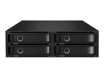 ICY BOX IB-2242SSK - Laufwerksschachtadapter - 5,25" bis 4 x 2,5" (13.3 cm to 4 x 6.4 cm)