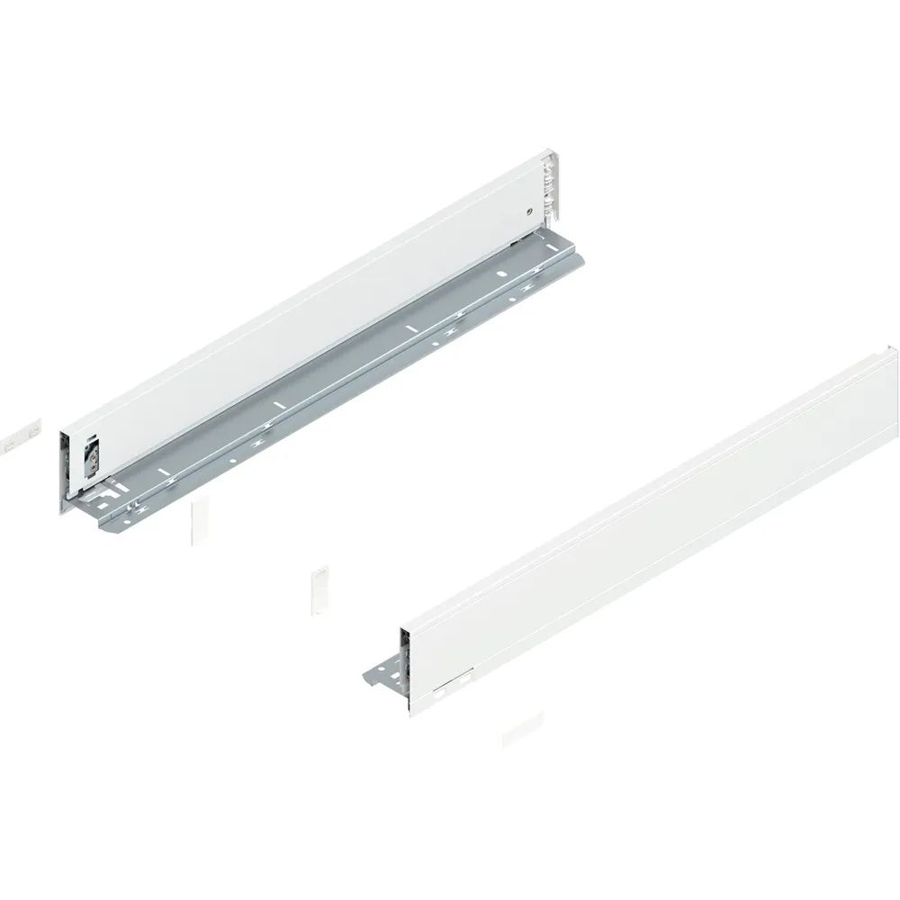 BLUM LEGRABOX pure Zarge Höhe M, NL 600, Seidenweiß-matt