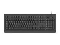 Conceptronic KAYNE01PT USB-Tastatur mit Smart ID-Kartenleser - Portugiesisches Layout - Volle Größe (100%) - Kabelgebunden - USB - QWERTY - Schwarz