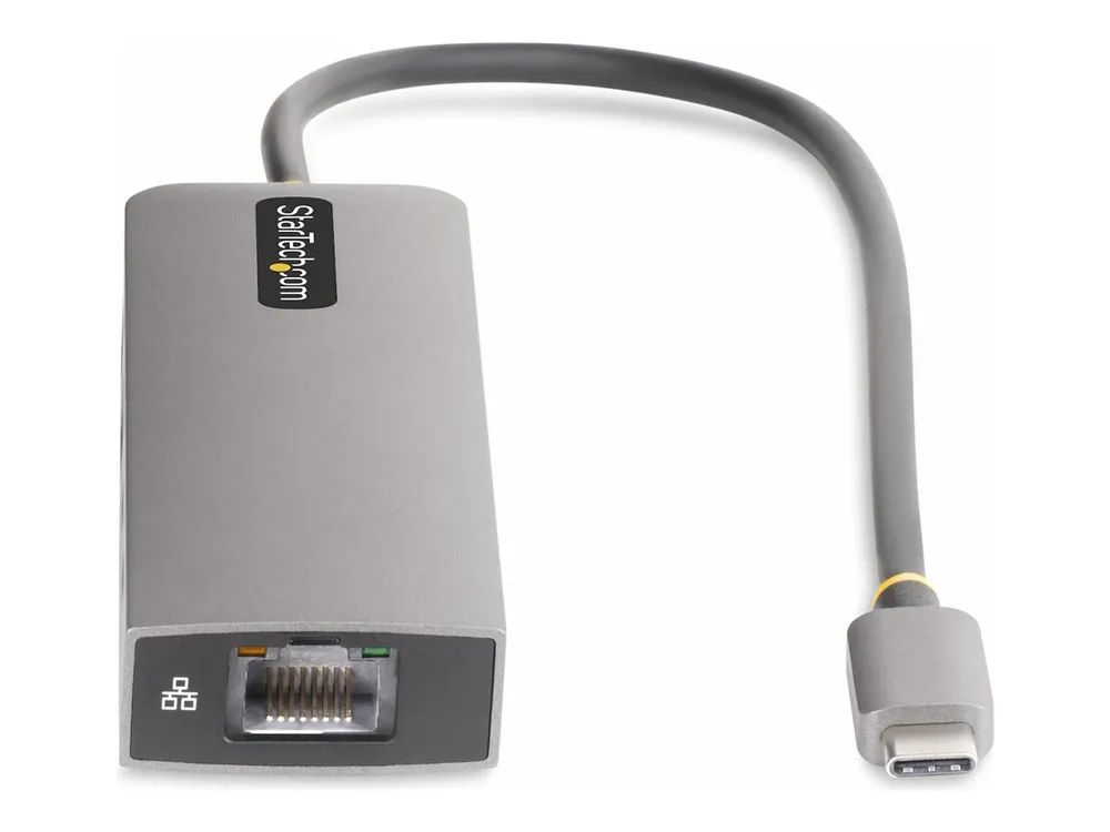 StarTech.com 3-Port USB-C Hub, 2.5GbE,100W Power Delivery, USB 3.2 10Gbps