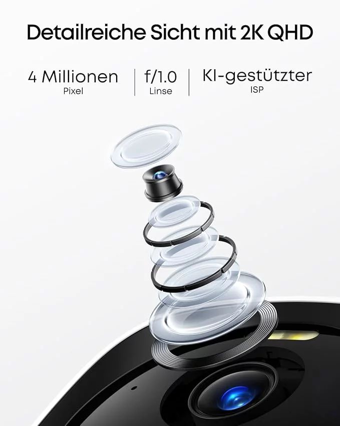eufy Cam E40 - Add-on - Netzwerk-Überwachungskamera - witterungsbeständig / staubdicht / UV-best