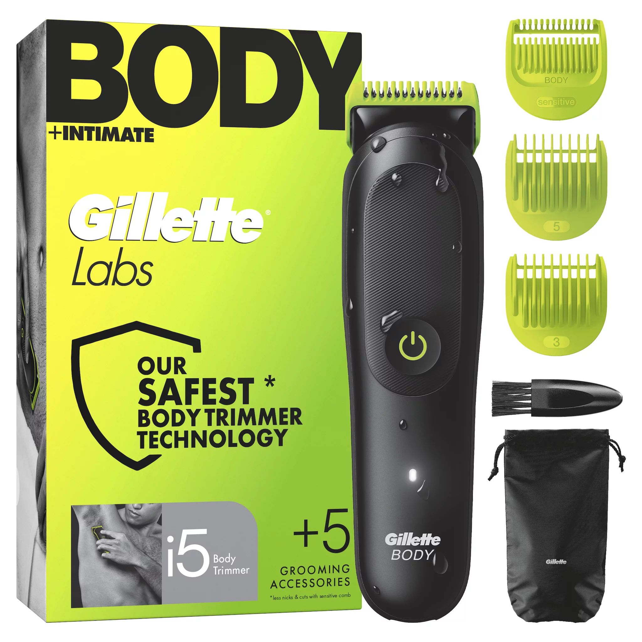 Gillette Labs Body + Intimate Trimmer i5