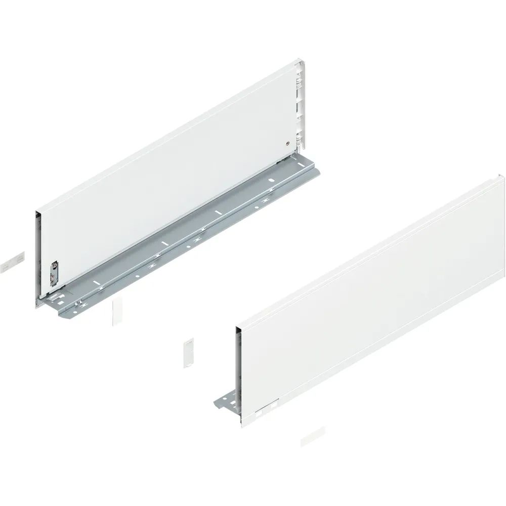 BLUM LEGRABOX pure Zarge Höhe C, NL 550, Seidenweiß-matt