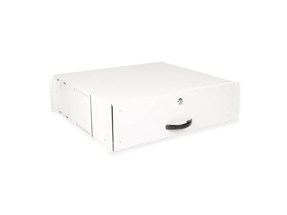 ROLINE Tastatur-Tablett - abschließbar, Tiefe 400 mm - RAL 7035, Hellgrau - 3U - 48.3 cm (19")