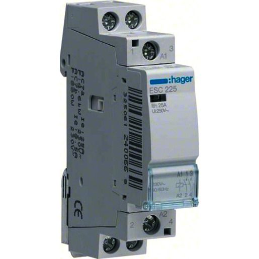 Hager SCHÜTZ 25A, 2S, 24V, BRUMMFREI / HAGER ESD225S