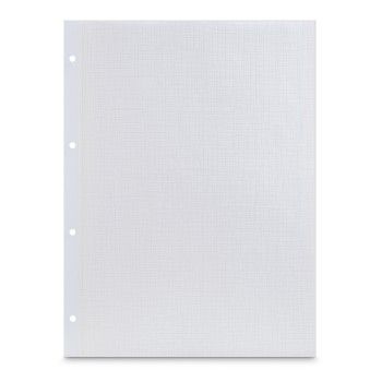 Hama Fotokarton mit Pergamin, 23,3x31 cm, gelocht, 25 Blatt, Weiß