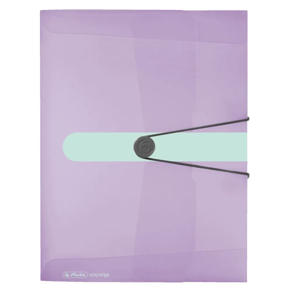 herlitz Sammelbox A4 PP Pastell transparent flieder 4cm easy orga to go