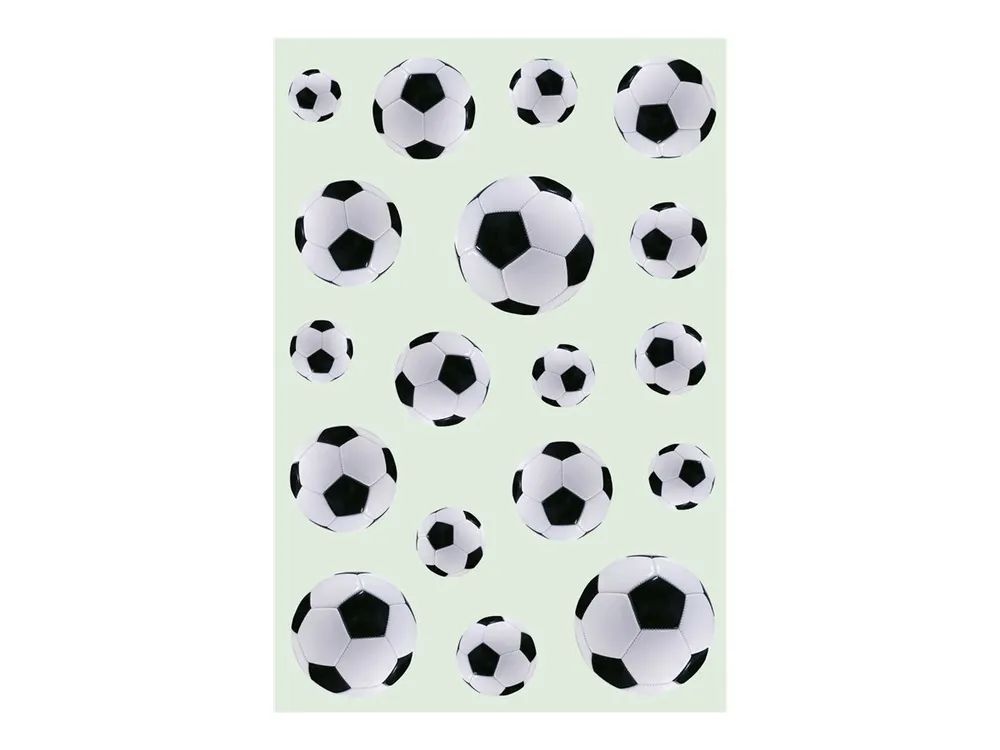 HERMA DECOR - Dekorationskleber - 54 Stücke - Fußball