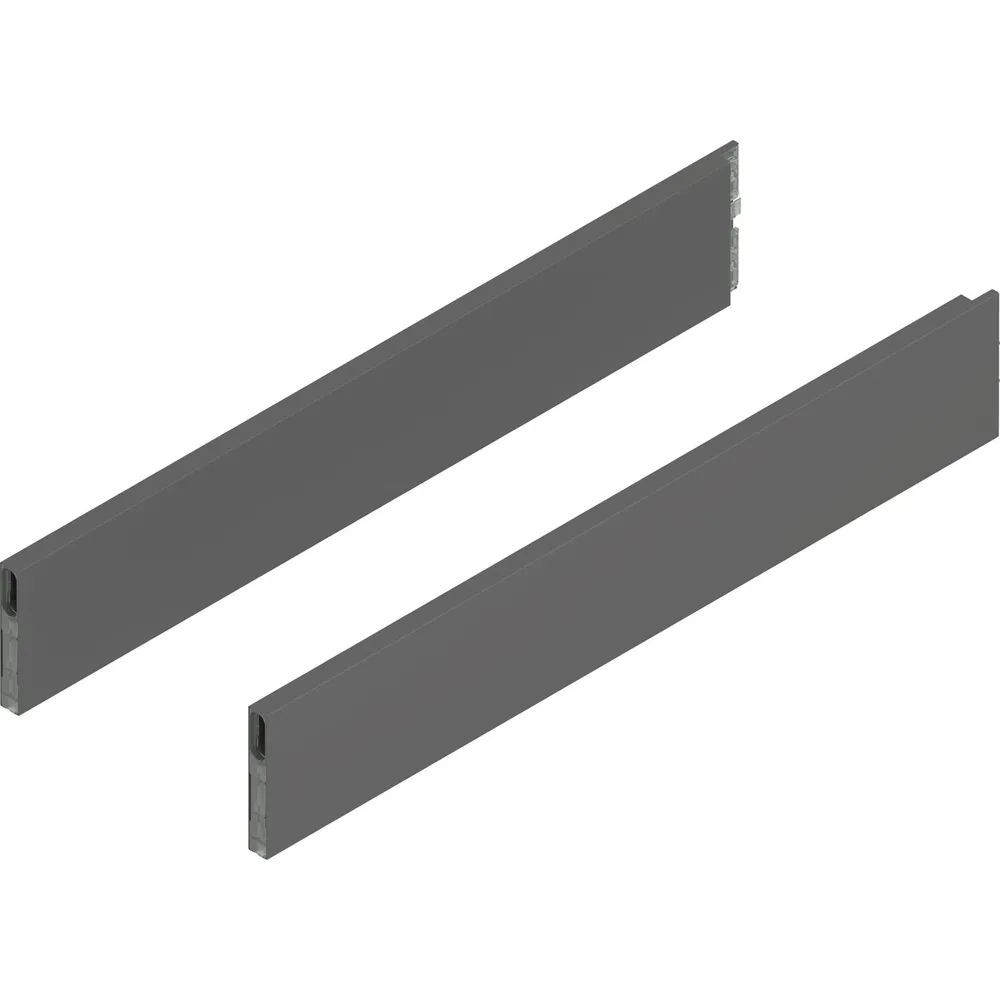 BLUM MERIVOBOX Boxcap Höhe E, NL 600, Oriongrau-matt