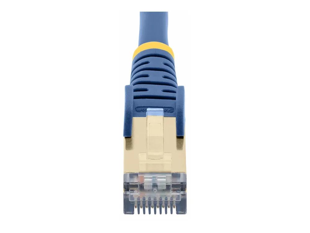 StarTech.com 6ASPAT10MBL Patchkabel CAT6a (10 m, blau, RJ45-Snagless-Steckverbinder, CAT6a-STP-Kabel, Kupferdraht, Netzwerkkabel)